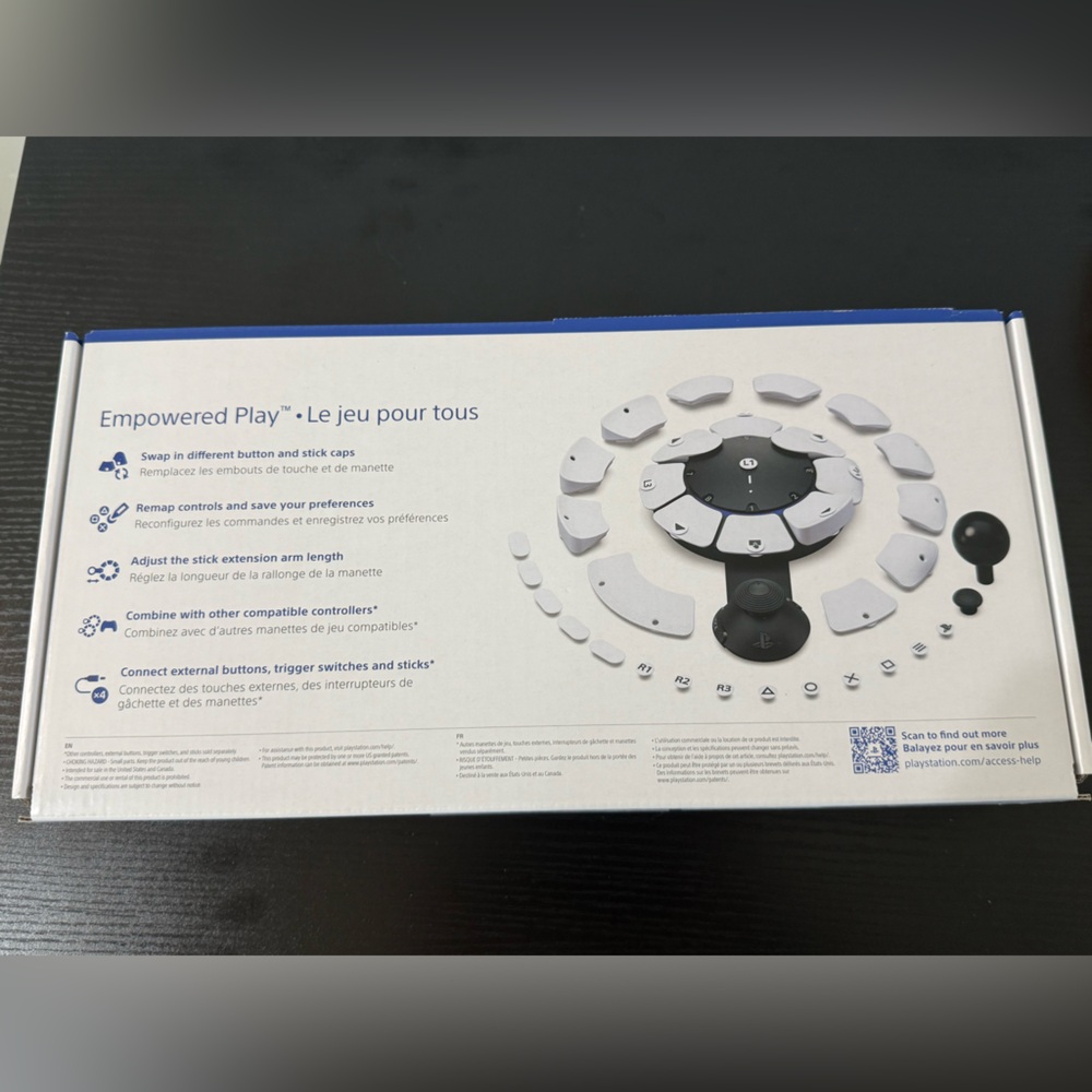 Sony PlayStation Access Controller in Black and White - Picture 2 of 3